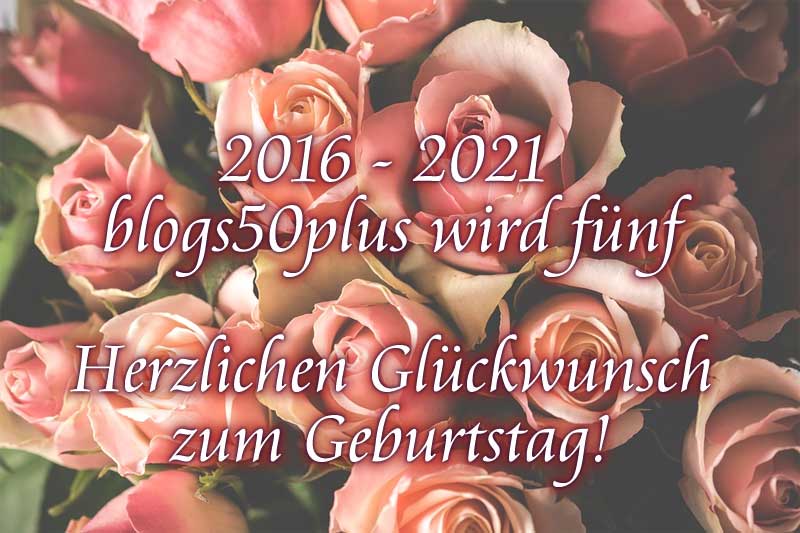 Blogs50plus herzlichen Glückwunsch